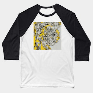 Yellow modern Baseball T-Shirt